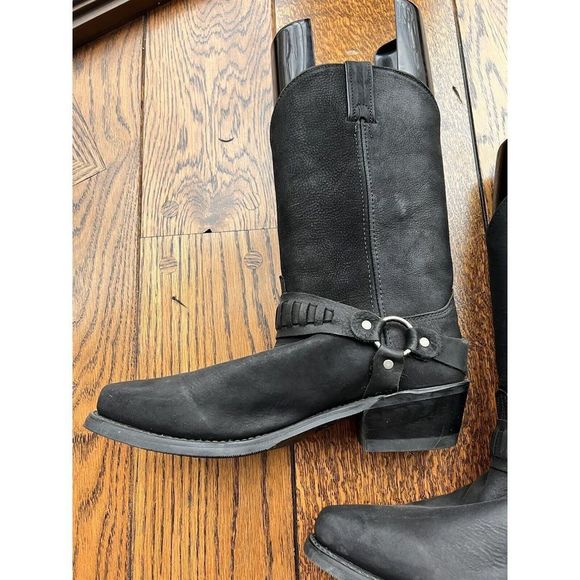 Black Leather Men\'s Boots main image 12